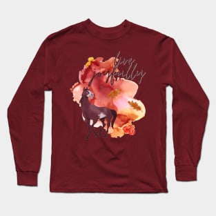 Live Joyfully Watercolour Horse Long Sleeve T-Shirt